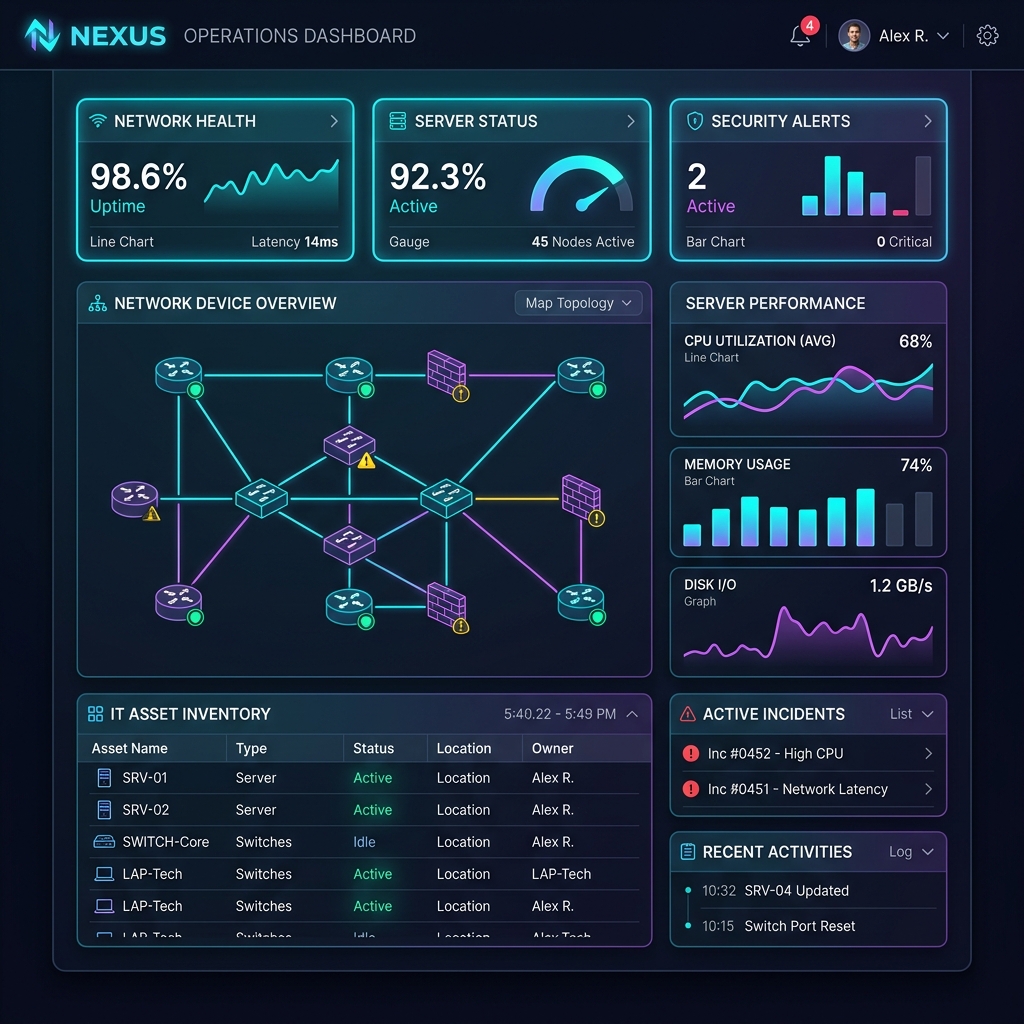 Portal de Infraestrutura (AssetFlow)